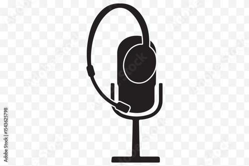 Microphone Icons set. variant microphone icon. Karaoke mic. Podcast microphone. web and mobile icons. vector illustration eps 10