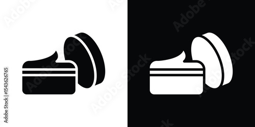 Facial cream icon collection. line stroke icon. EPS 10