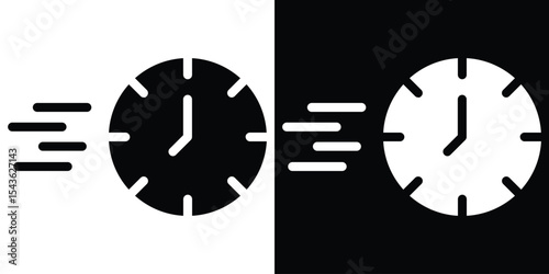 Fast time icon collection. line stroke icon. EPS 10