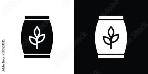 Fertilizer icon collection. line stroke icon. EPS 10