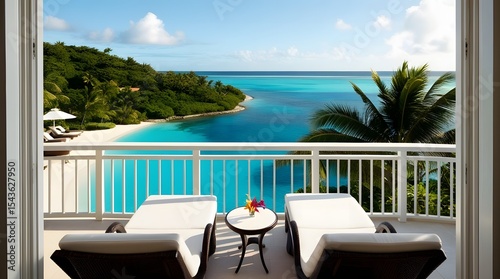 Exclusive Resort Suite: Oceanfront Balcony View