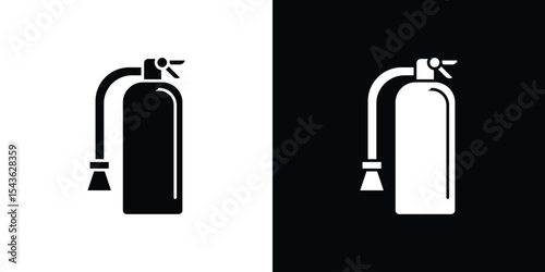 Fire extinguisher icon collection. line stroke icon. EPS 10