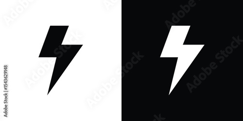 Flash icon collection. line stroke icon. EPS 10