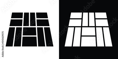 Floor icon collection. line stroke icon. EPS 10