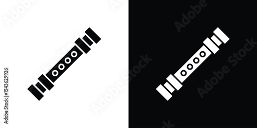 Flute icon collection. line stroke icon. EPS 10