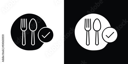 Food safety icon collection. line stroke icon. EPS 10