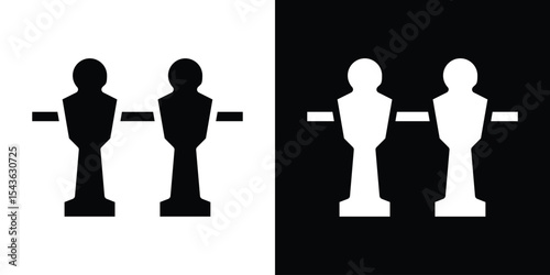 Foosball icon collection. line stroke icon. EPS 10