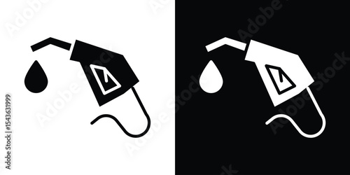 Fuel icon collection. line stroke icon. EPS 10