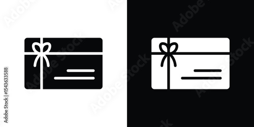 Gift card icon collection. line stroke icon. EPS 10