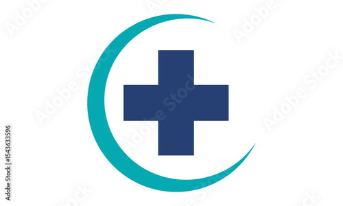 Clean and Modern Medical Logo Vector