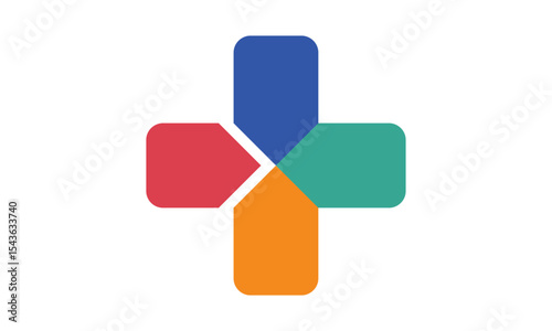 Clean and Modern Medical Logo Vector