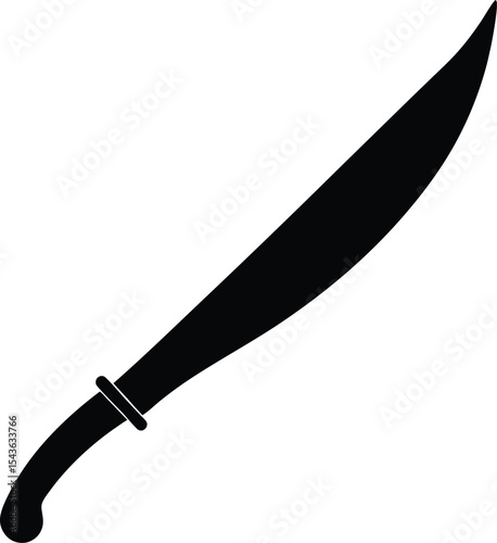 hunting knife isolated on white