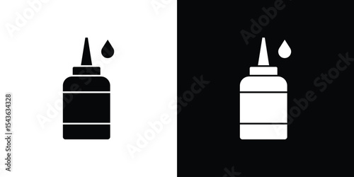 Glue icon collection. line stroke icon. EPS 10