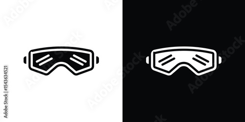 Goggles icon collection. line stroke icon. EPS 10