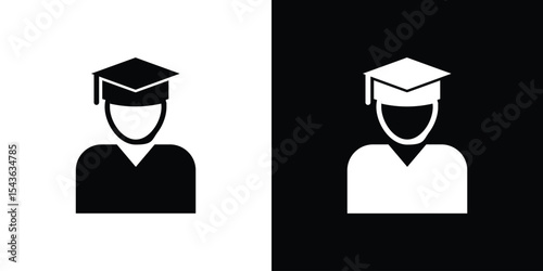 Graduated icon collection. line stroke icon. EPS 10