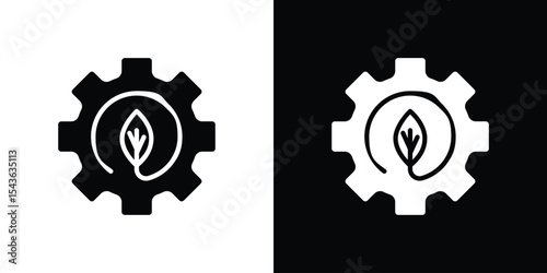 Green technology icon collection. line stroke icon. EPS 10