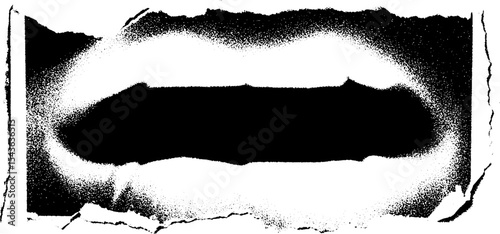High contrast textured image of gift voucher envelope for artistic design