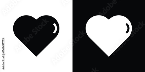 Heart icon collection. line stroke icon. EPS 10