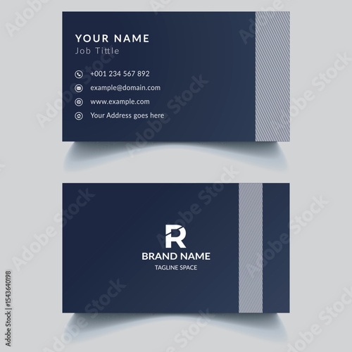 Modern business Card Template Design. Visiting Card Design, Creative Business Card Design.
