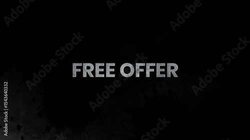 Free Offer – Marketing-Oriented Text Animation for Lead Magnets