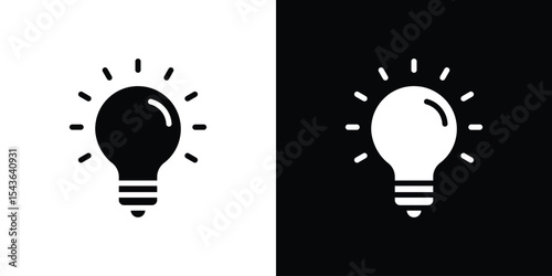 Idea icon collection. line stroke icon. EPS 10
