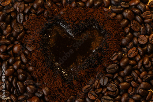 coffee heart