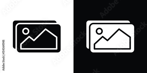 Image not an available icon collection. line stroke icon. EPS 10