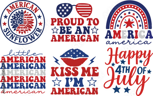 4th of July SVG Bundle, 4th of July shirt, Happy 4th July, USA T-Shirt Design, Independence T-Shirt, 4th Of July T-Shirt Design, 4Th July America Independence Day Vector T-shirt, National day t shirt 