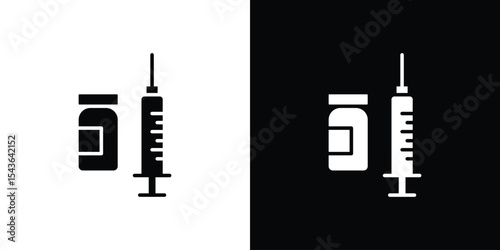 Insulin icon collection. line stroke icon. EPS 10