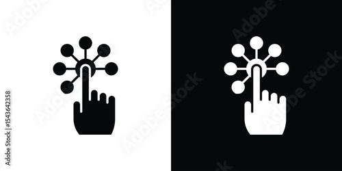 Interactive icon collection. line stroke icon. EPS 10