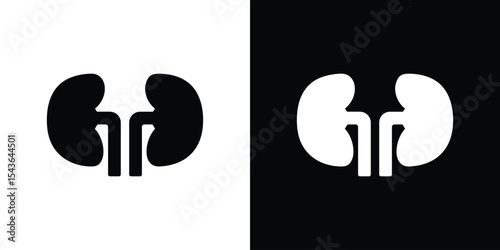 Kidneys icon collection. line stroke icon. EPS 10