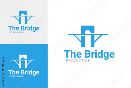The bridge logo design template vector illustration