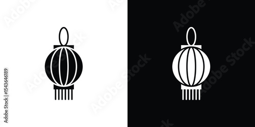 Lantern icon collection. line stroke icon. EPS 10
