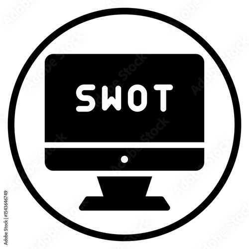 computer glyph icon