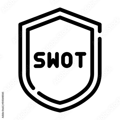 shield line icon