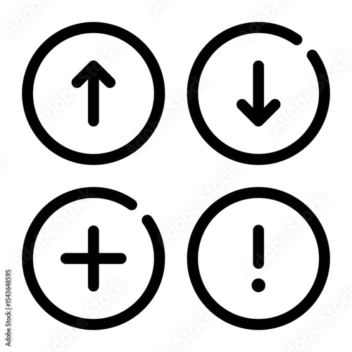 swot analysis line icon