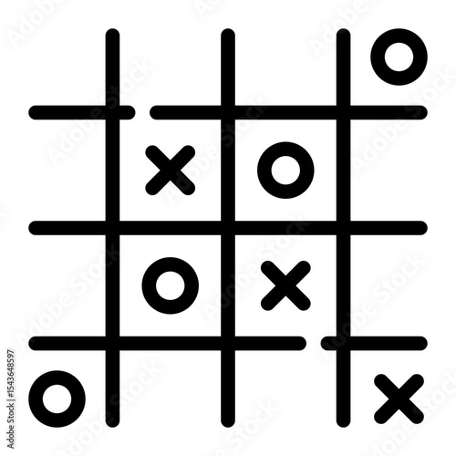 strategy line icon