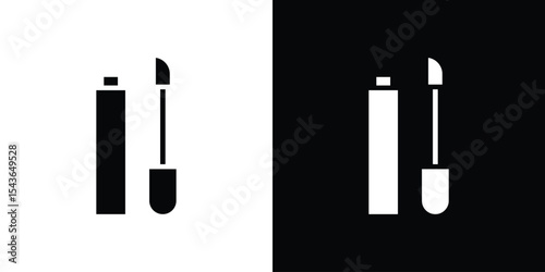Lip gloss icon collection. line stroke icon. EPS 10