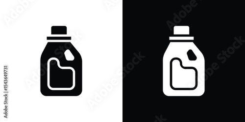 liquid detergent icon collection. line stroke icon. EPS 10