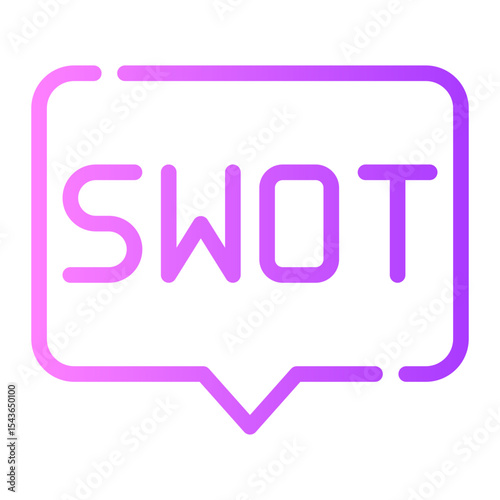 message gradient icon