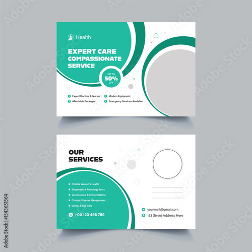 Medical Post Card Design