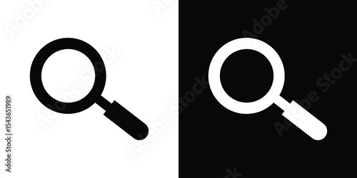 Loupe icon collection. line stroke icon. EPS 10