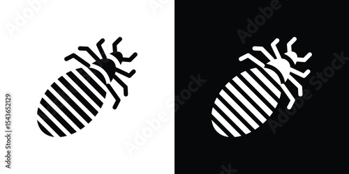 Louse icon collection. line stroke icon. EPS 10