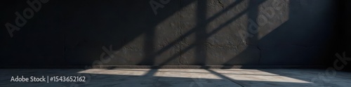 Sunlit dark graphite surface, rough textured black wall, concrete floor , photo, dark, grunge