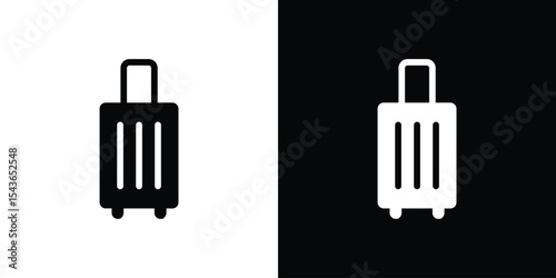 Luggage icon collection. line stroke icon. EPS 10