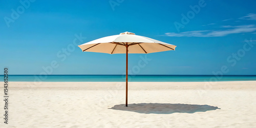 Fototapeta Naklejka Na Ścianę i Meble -  umbrella on the beach