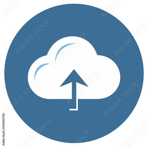 Cloud upload icon data storage symbol