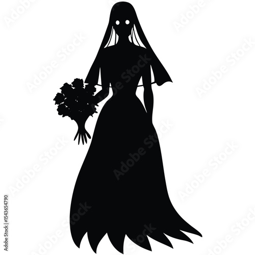 silhouette of a confident woman in modern fashion