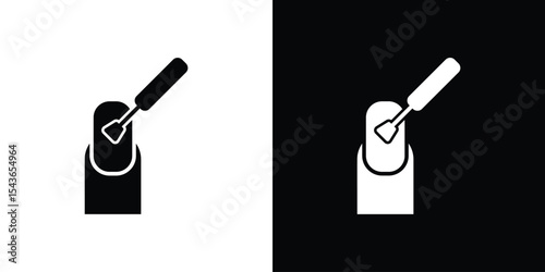 Manicure icon collection. line stroke icon. EPS 10