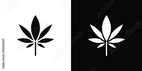 Marijuana icon collection. line stroke icon. EPS 10